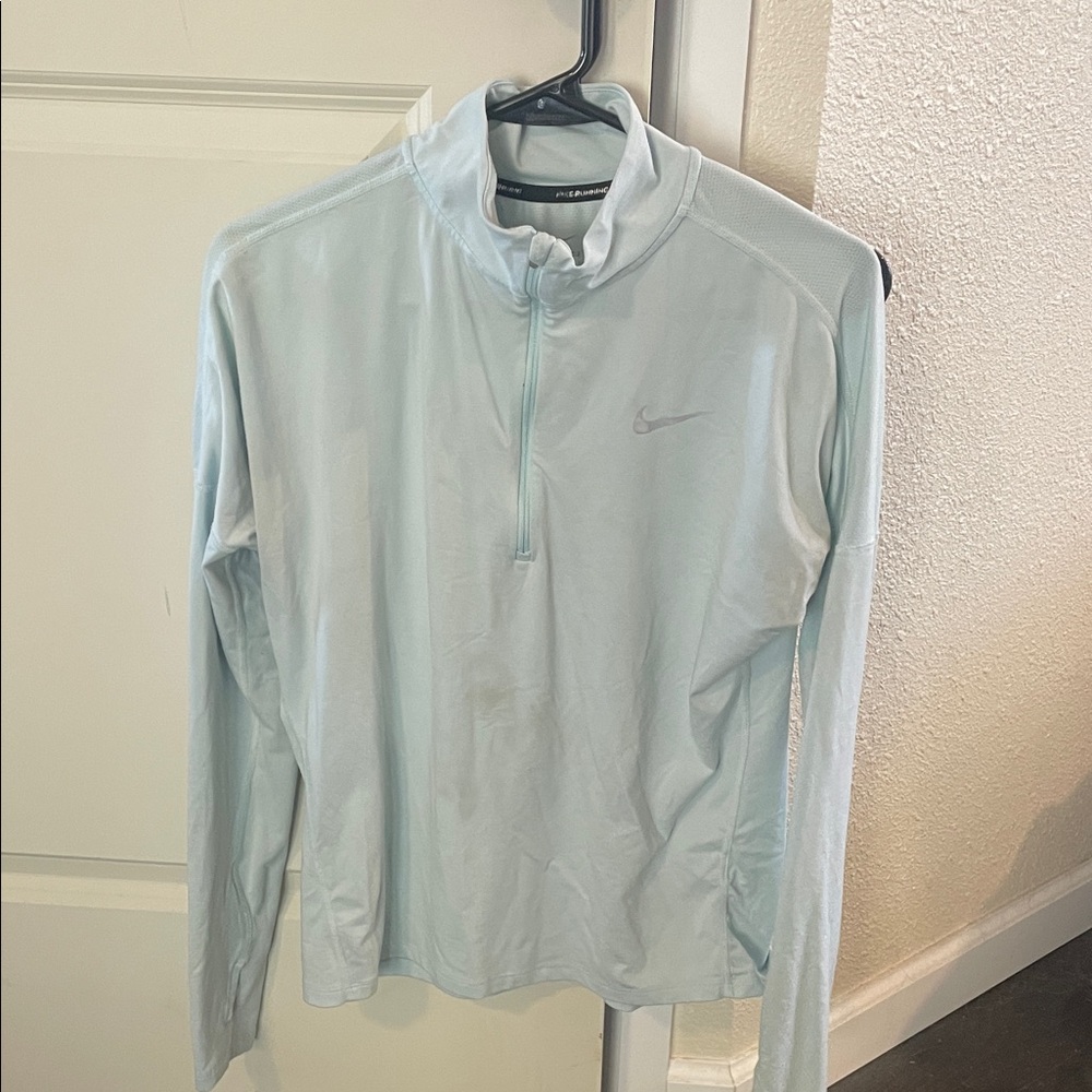 Nike Sky Blue Quarter-Zip Top